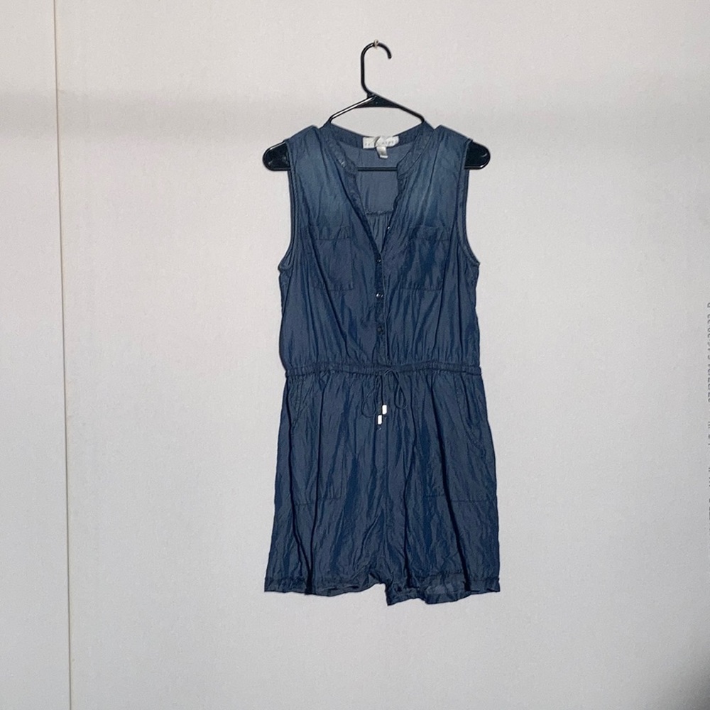 Denim romper